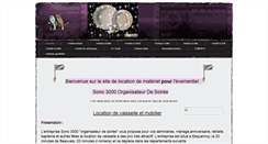 Desktop Screenshot of locationvaisselle.sono3000organisateurdesoiree.fr